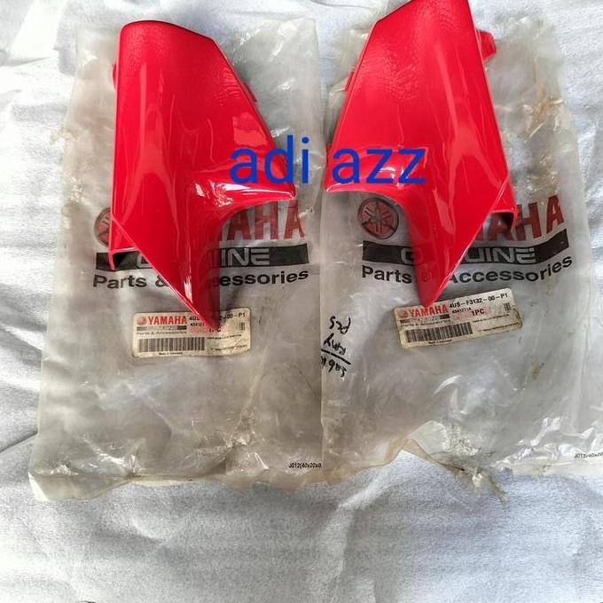 kupingan cover tutup spakbor depan F1ZR fizr merah original ygp