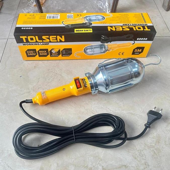LAMPU KERJA BOHLAM NANKAI LAMPU PEGANG BENGKEL LAMPU KERJA JALAN