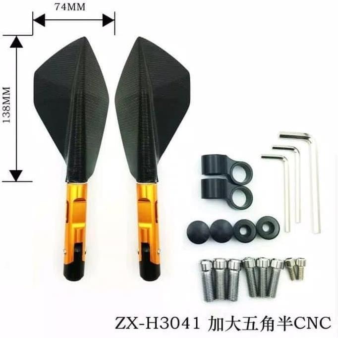Lengkap Spion Tomok Cnc V5 Universal / Spion Tomok Besar Cnc / Spion Tomok V5