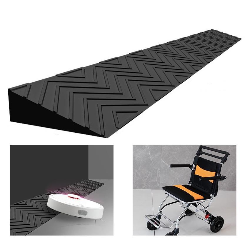 Papan Tanjakan Karet Sepeda Motor / Pijakan Motor Wheelchair Rubber Ramp Ramp Dari Curb Ramp / Tanja