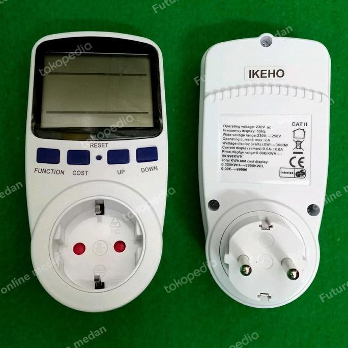 HARGA DISC - Watt Meter IKEHO , pengukur listrik kwh digital power meter volt amper