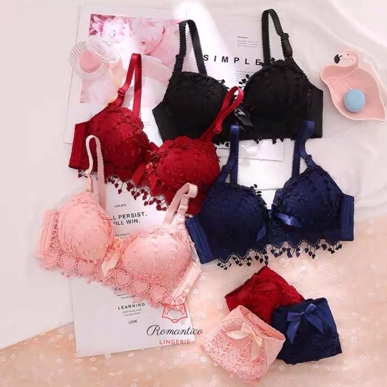 limited bra set / set bra + cd / set bra / bh set wanita seksi bh setelan wanita dan celana dalam wa