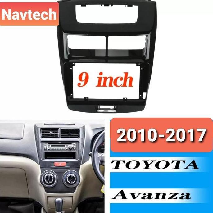 Frame Avanza Head Unit Android 9 Inch / Frame Toyota Avanza 9 Inch