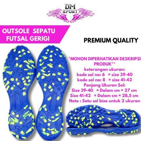 ELVIQUECONCEPT OUTSOLE SEPATU FUTSAL TURF | BAWAHAN SEPATU FUTSAL GERIGI LAPANGAN SINTETIS | SOL SEP