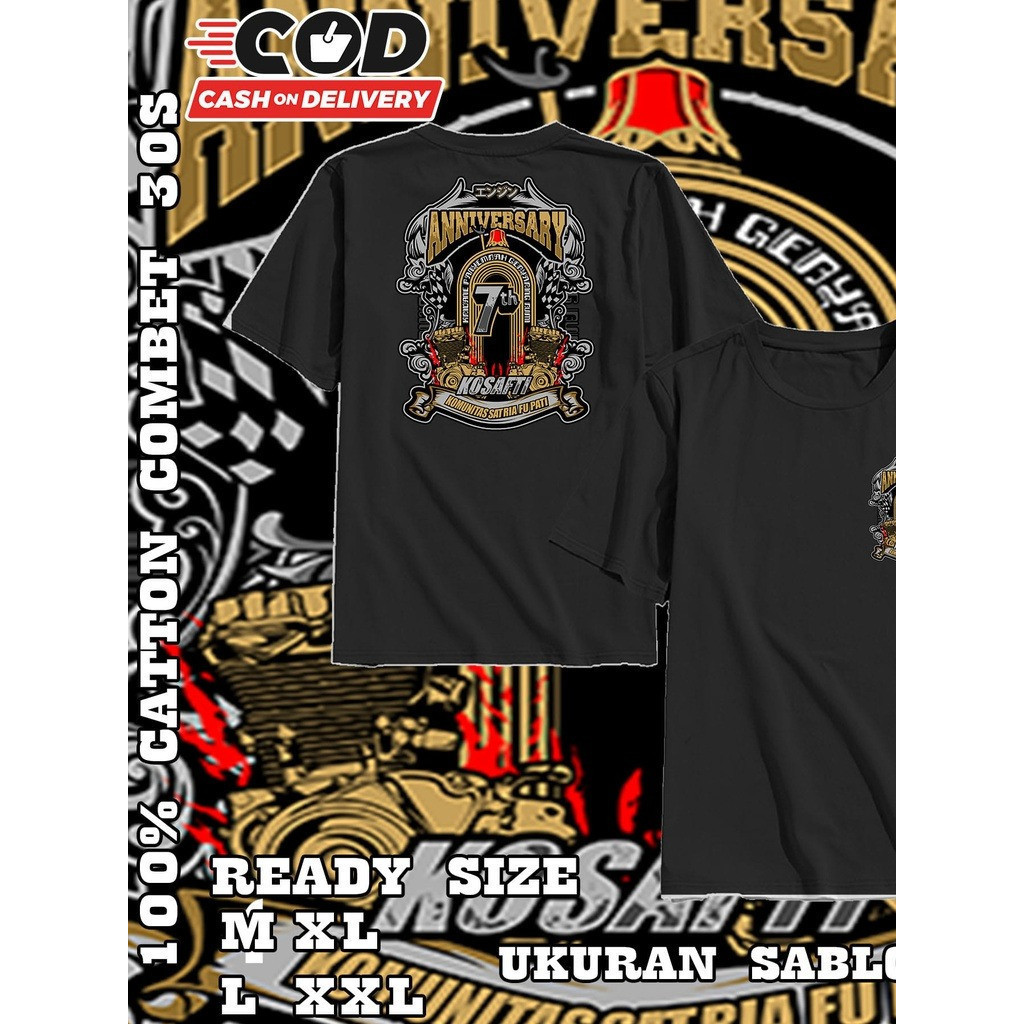 V613 SATRIA FU 150 TSHIRT SUZUKI BAJU MOTOR RACING SATRIA FU