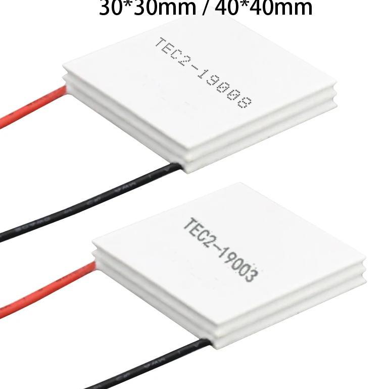 30*30/40*40mm DC12V TEC2-19003/19004/19006/19008 Double Layer Peltier Heatsink Cooler Chip Semicondu