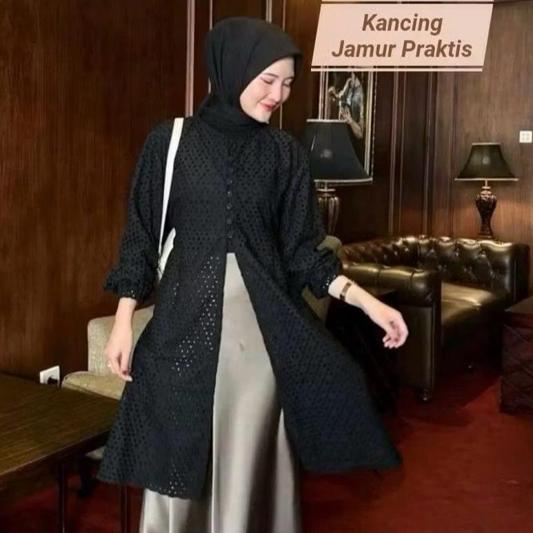 DISKON CHEA TUNIK KATUN BORDIR (KATBOL KATUN BOLONG) / TUNIK KONDANGAN / ATASAN WANITA KATUN BOLONG/
