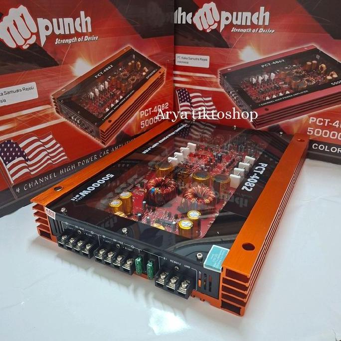 Power The Punch PCT 4082 Amplifier 4 Channel High Power Tenaga Super Besar 50000W High Power