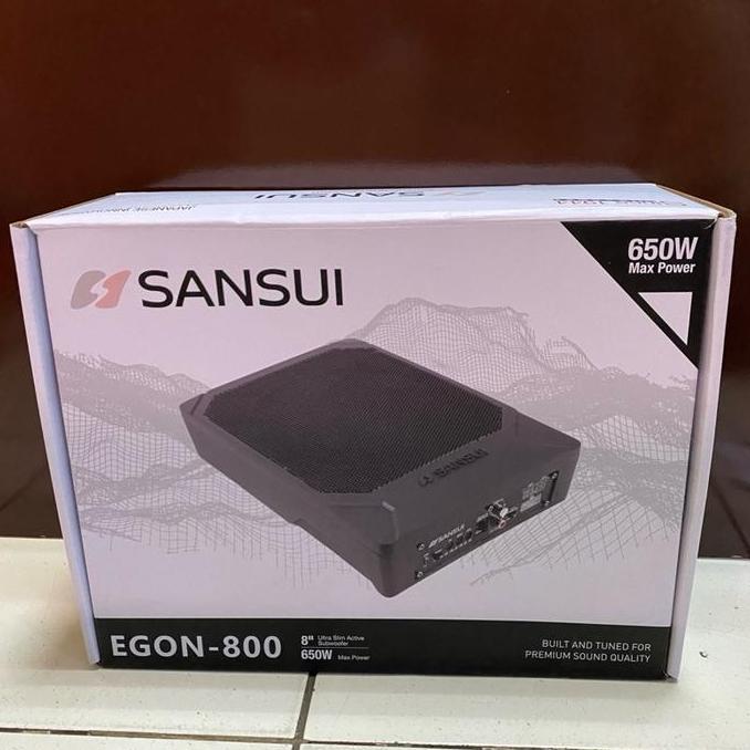 Subwoofer Kolong Aktif Sansui 10 Inch - 8 Inch / Sub Kolong Aktif Sansui