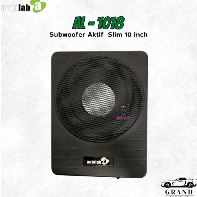 Subwoofer Kolong AUTOLAB AL-1018 Subwoofer Aktif Kolong Underseat Slim Mobil Speaker Mobil