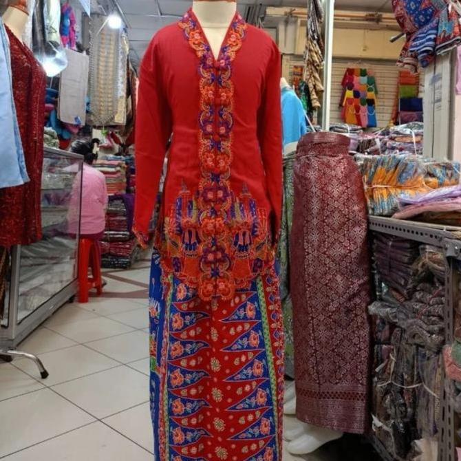 Setelan Kebaya Encim Ondel Betawi Anak Perempuan/Seragam Sekolah