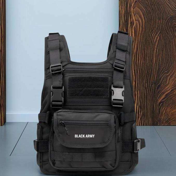 Tas Dada Aeson Black Army Desain Grafis Modern Warna Hitam