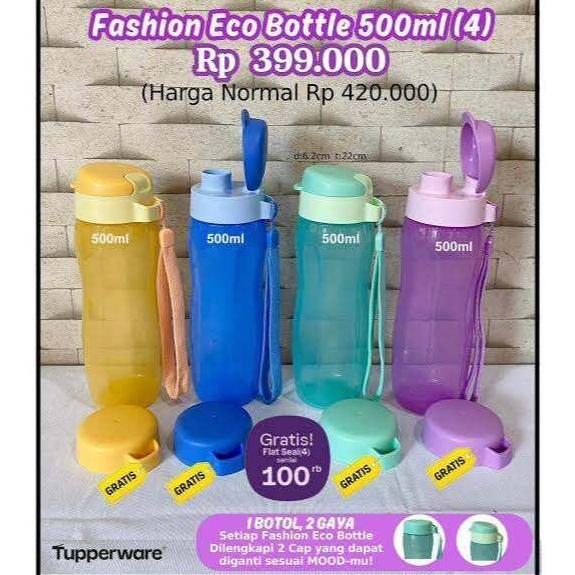 tupperware eco bottle fashion 500ml