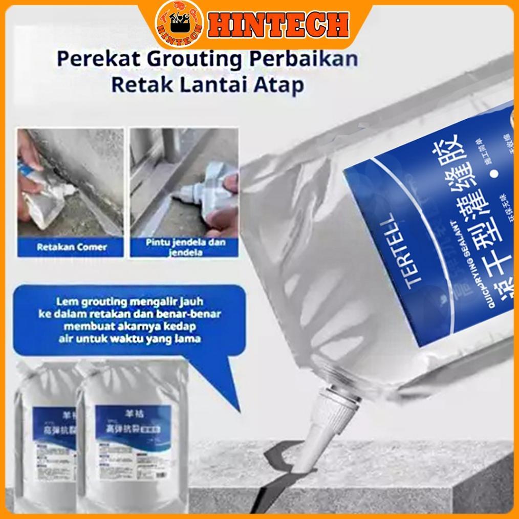 Lem Sealer Lem Anti Bocor Pengisi Lubang Bocor Retak Waterproof/Lem beton Silikon Cair Anti Retak Bo