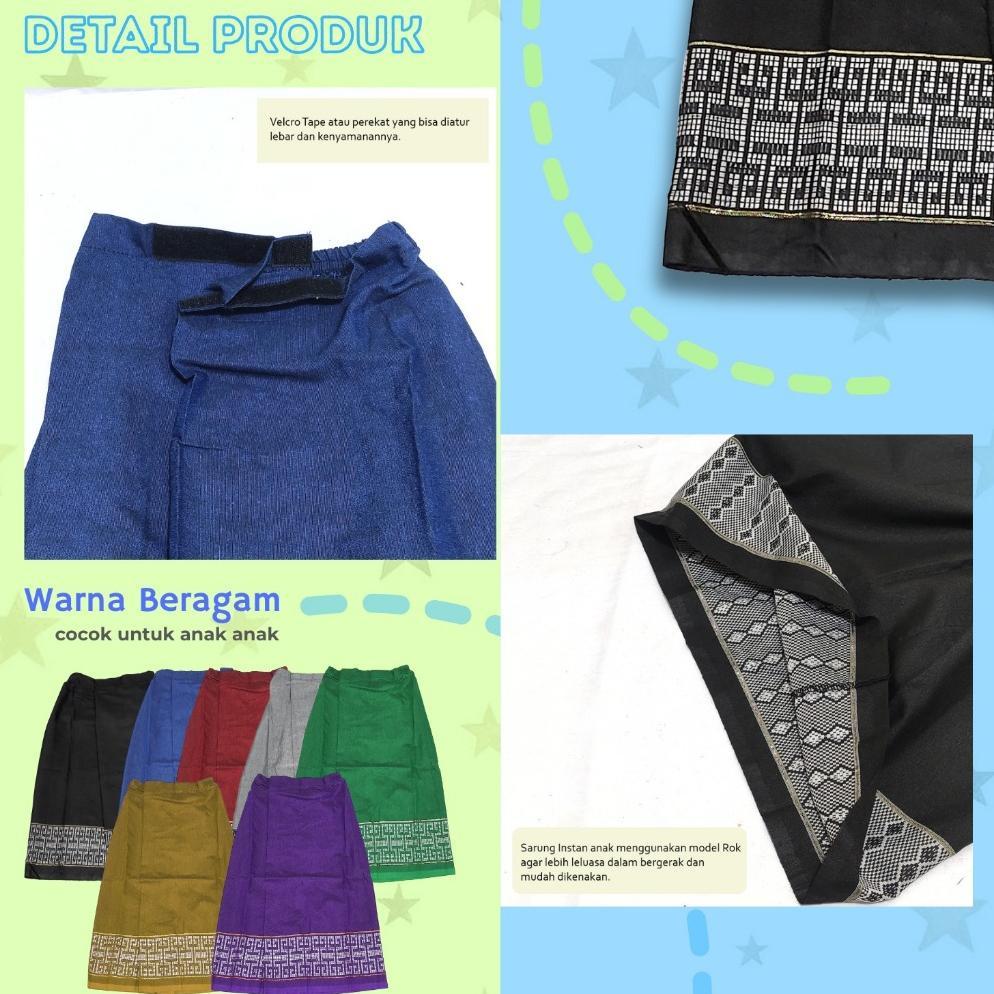Limited Sarung Anak Instan Sarung Praktis Sunat Sarung Instan Motif Naga Berkualitas Variasi Benang 