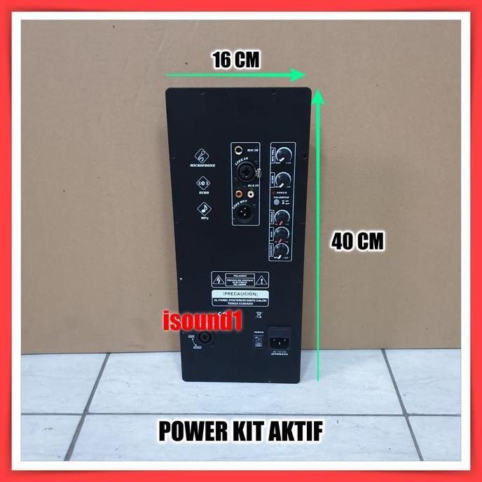 Promo Power Kit Mesin Kit Speaker Aktif 300 Watt Ukuran 16 X 38 Cm Cod