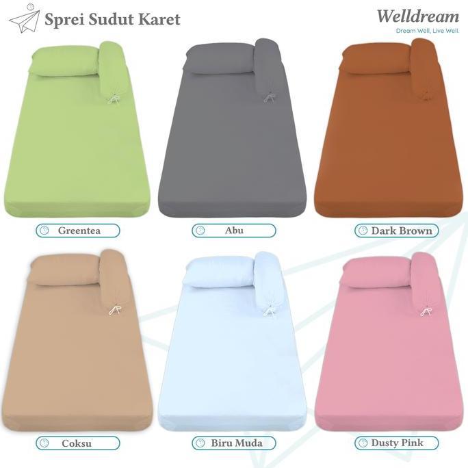 Sprei Polos 120x200 Sprei No.3 - Sudut Karet