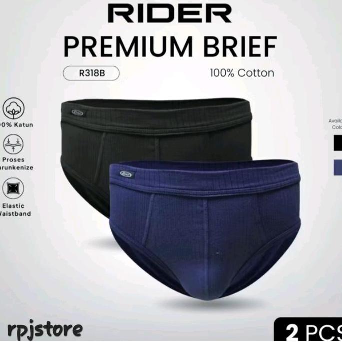 NEW CELANA DALAM RIDER PREMIUM/PLATINUM R 318 B ORI
