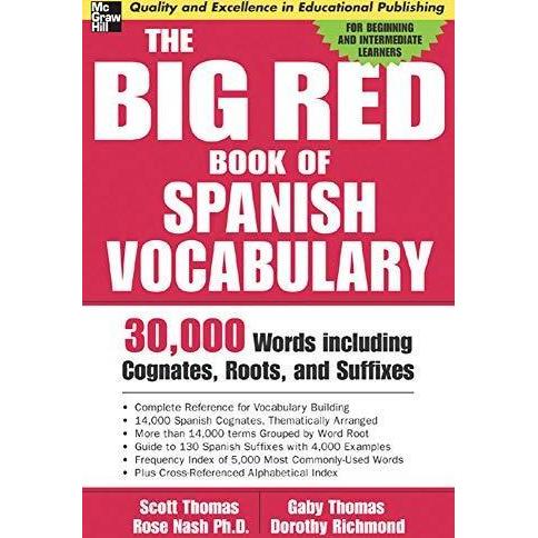 TERBARU The Big Red Book of Spanish Vocabulary BISA GOSEND