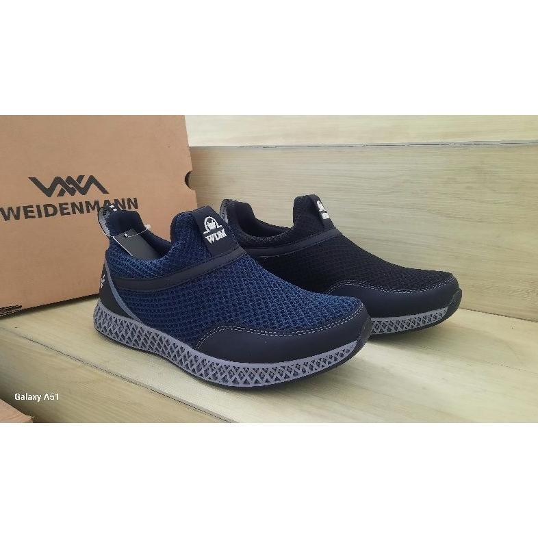 Sepatu Slip On Weidenmann Wolvo 03 Hitam Original Sepatu pria