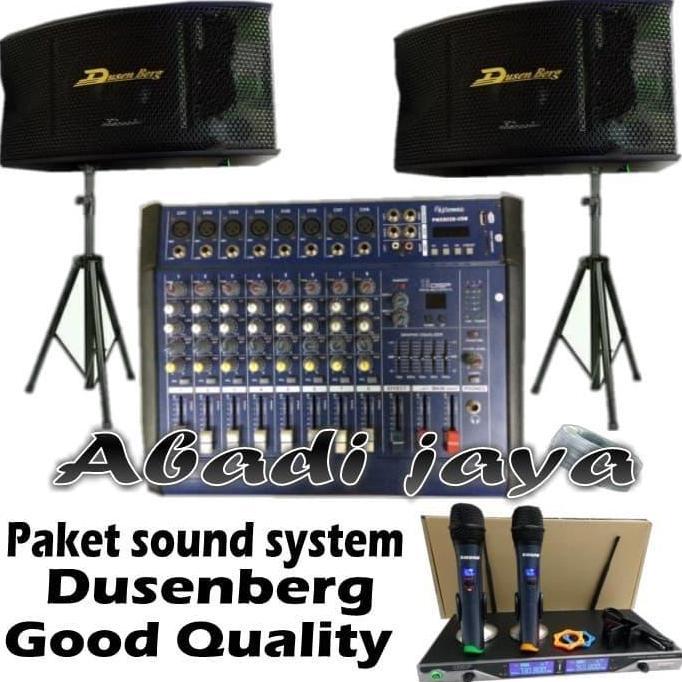 Promo Paket Sound System Dusengberg Pmx 802D Blutooth Usb Cod