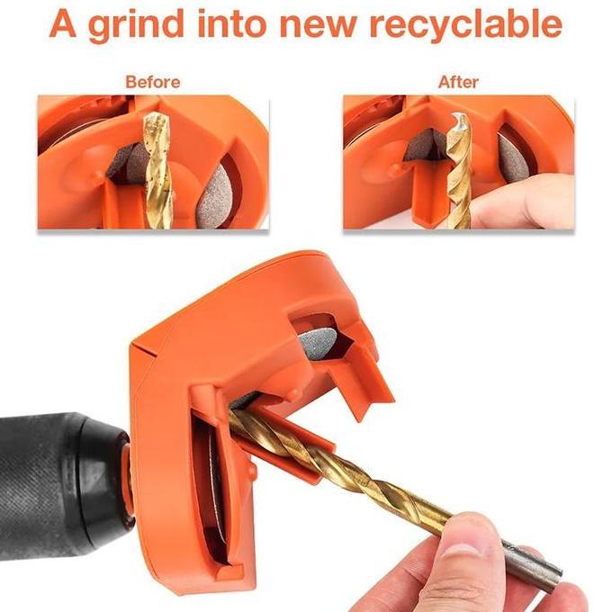 Whyx- Tools Pengasah Asah Mata Bor Drill/Alat Asah Mata Bor Besi Kayu Beton Sharpener Titanium Origi