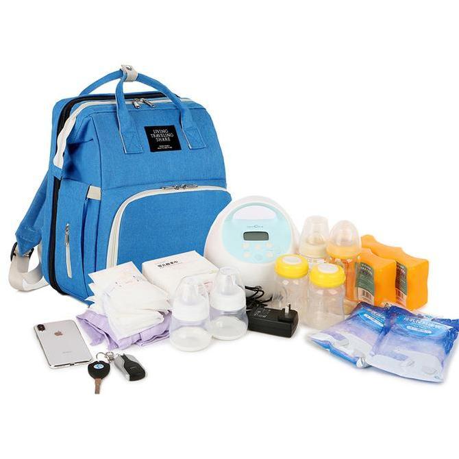 Urboydua3 - Tas Bayi Ransel Multifungsi Tempat Tidur Bayi / Ransel Bayi / Tas Diapers Bag / Tas Bayi