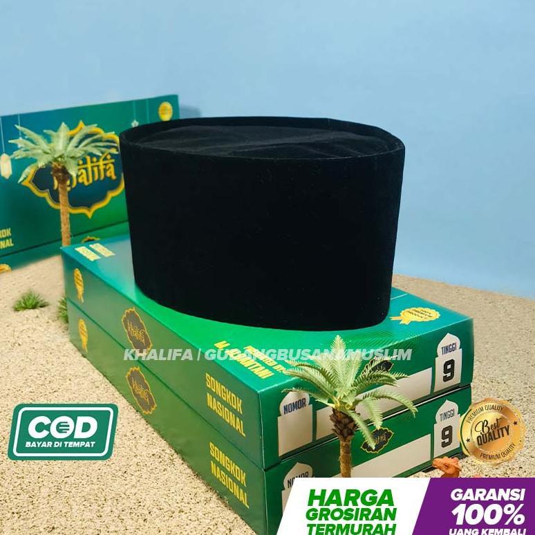 Premium Peci Hitam Kharismatik Soekarno Presiden Promo Songkok Murah Grosir Kopiah Anak Dewasa Kopya