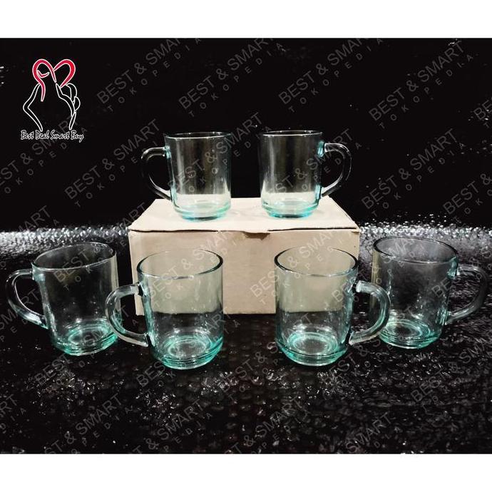 Deoch- Gelas Kopi / Teh Gagang 250Ml Bbc 255 / Gelas Kopi Kaca Beling