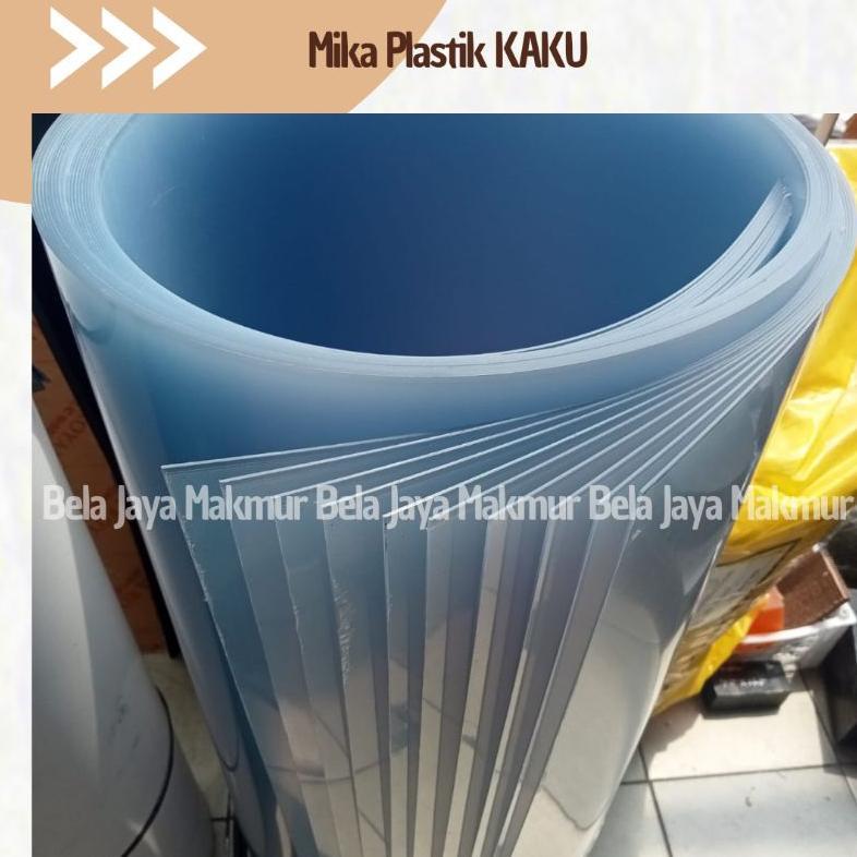 TERBARU 2026 Plastik Mika Kaku warna Clear 100cmx200cm / Plastik Mika Transparan/ Mika PVC Clear/ PV