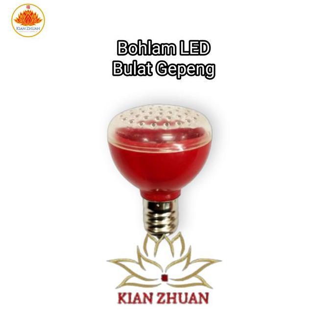 Bola Lampu Bohlam Mini/Kecil Merah/Kuning LED/Biasa