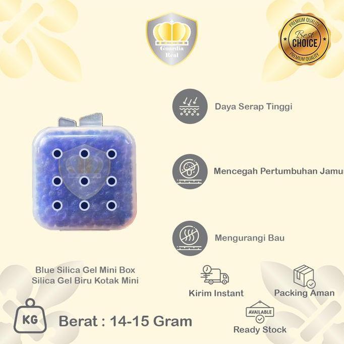 Promo Blue Silica Gel Mini Box/ Silika Gel Biru Kotak Mini/ Silica Gel Biru Import/ Silica Gel Biru 