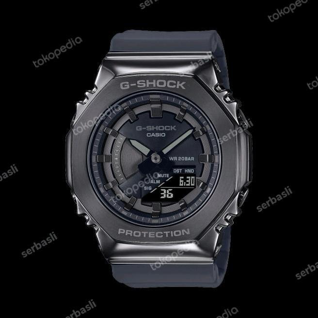 JAM CASIO GSHOCK GMS2100B / GM-S2100B-8ADR METAL COVERED ORI GARANSI