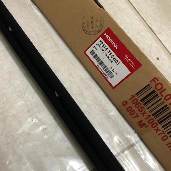 WATERSTRIP Pelipit Kaca Dalam JAZZ GE8 2008-2013 Original