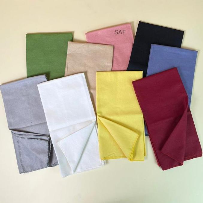 SAF linen napkin plain color - pinggiran di jahit - kain linen warna polos - props photo