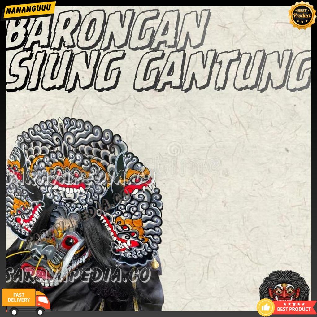 Barongan Telon Siung Gantung Barongan Pentas Sry Discount