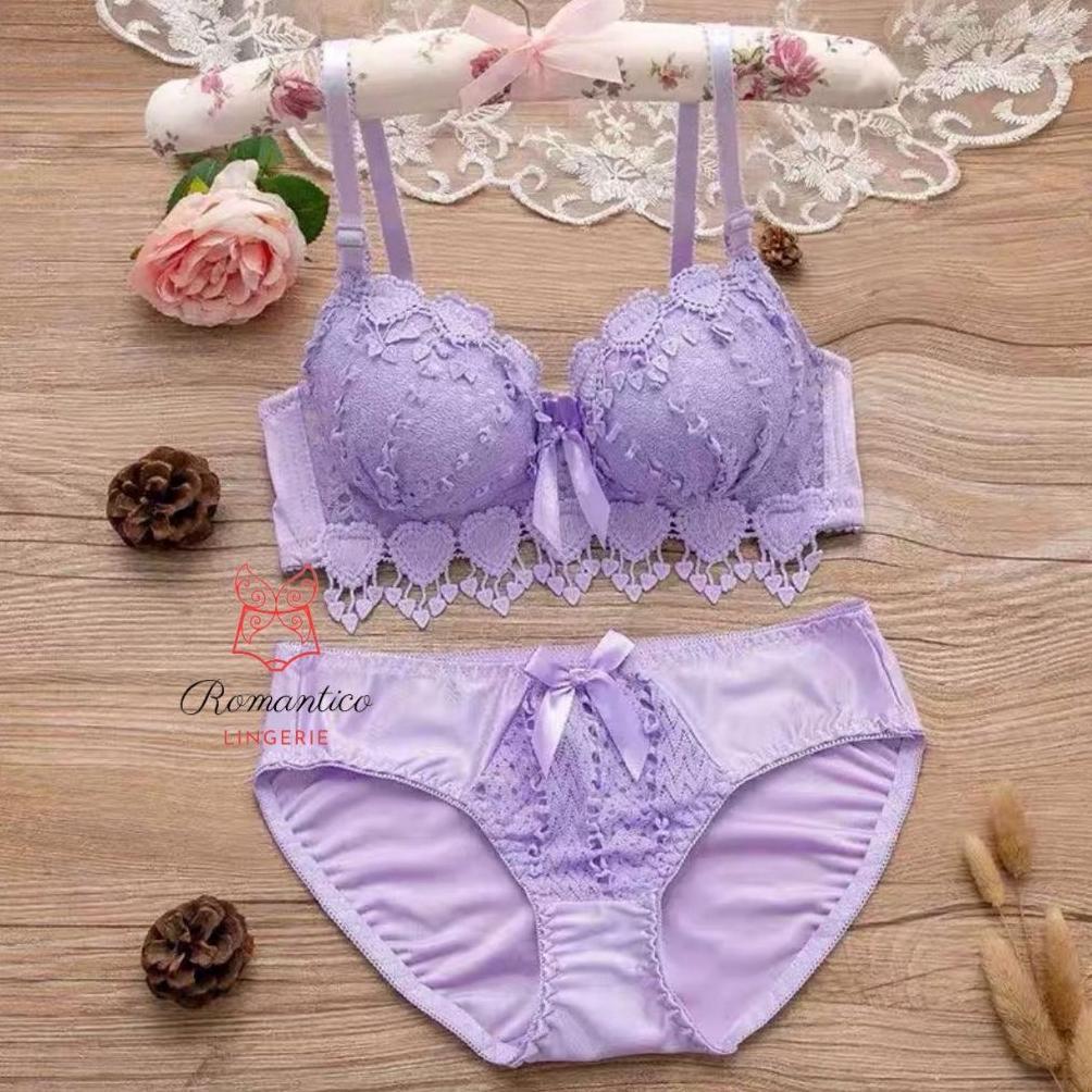 PAKET HEMAT BRA SET / SET BRA + CD / Set Bra / BH SET Wanita Seksi BH Setelan Wanita dan Celana Dala