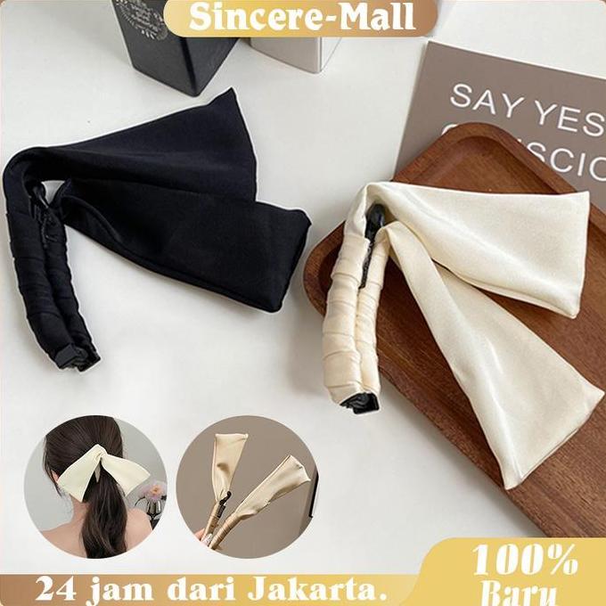 FERAYPO Jepit Rambut Pisang Pita Jepitan Rambut Pisang Korea Jepitan Rambut Pita Jepit Pisang