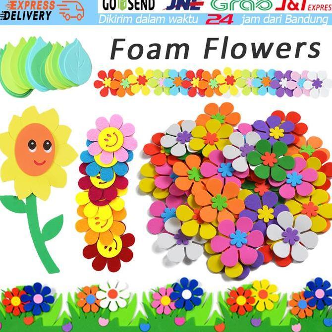 AYOBAKUL Stiker Dinding Foam Hiasan Dinding 3D EVA Foam Untuk Anak Belajar Dini