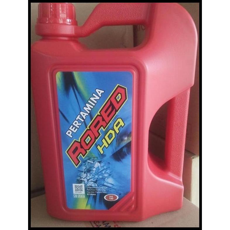 DISKON OLI TRANSMISI GARDAN TRUK 140 RORED HDA PERTAMINA 4 LITER GALON 