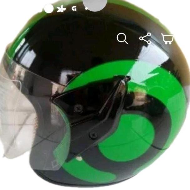 Helm Gojek Hijau Helm Driver Ojol
