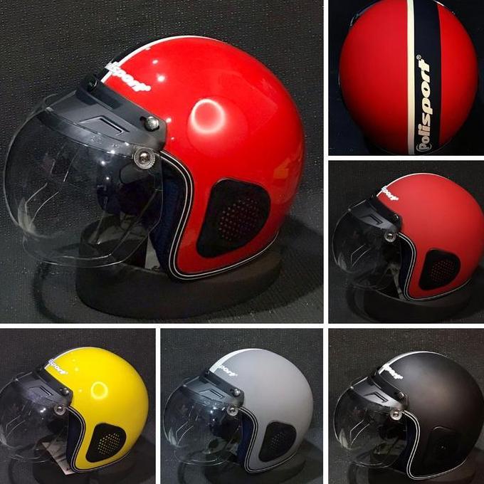 HELM BOGO TERLARIS/ HELM MVSTAR POLISPORT FREE KACA CEMBUNG X-SERIES
