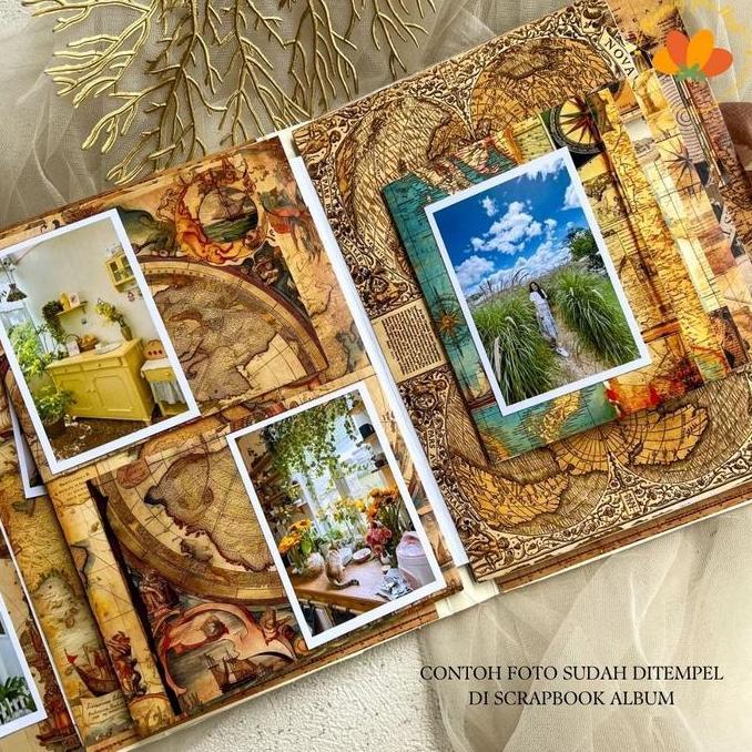 Scrapbook Album custom kartu ucapan album foto kado anniversary ulangtahun graduation