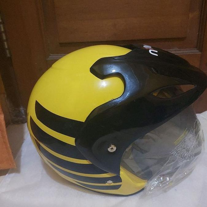 Helm Maxim Kuning Baru Murah Meriah