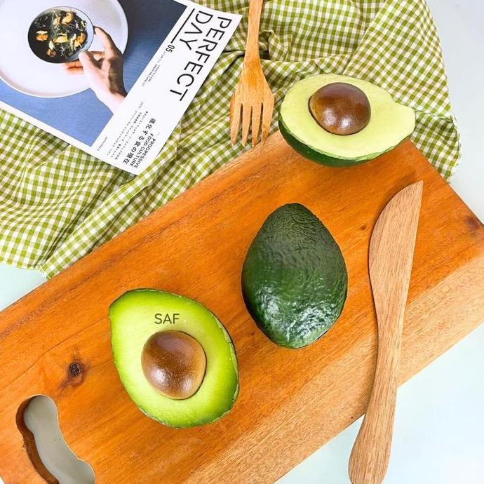 Avocado Artificial Dekorasi Properti Foto SAF - Buah Alpukat Palsu