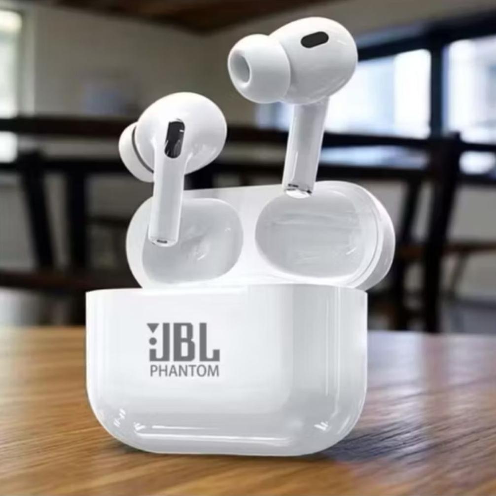 TWS Phantom Earbuds Wireless | Bluetooth Integrated Bulit Inn Noise | Earphone Super Bass Kualitas T