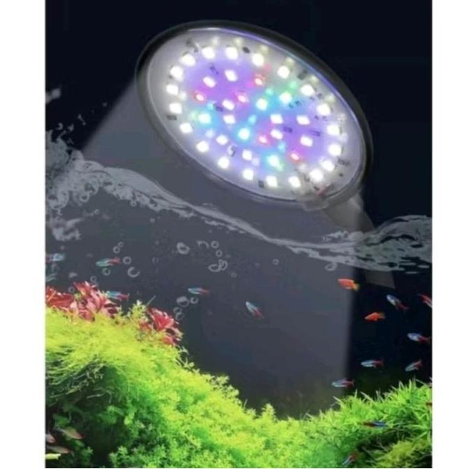 Pescare- Lampu Led Jepit 3 Mode Warna Aquarium Aquascape