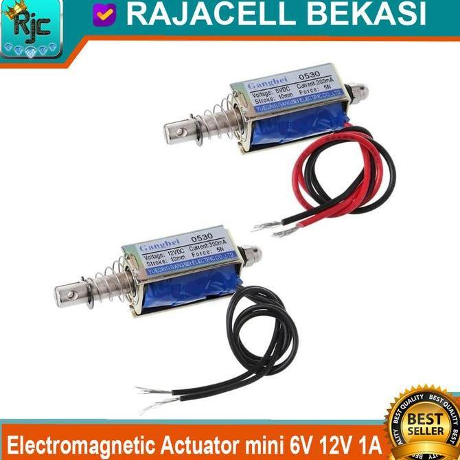 JF-0530B Push Pull Selenoid Electromagnetic Actuator mini 6V 12V 1A
