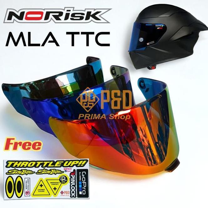 Kaca Helm Mla Crypton Flat Visor Mla Ttc Full Face