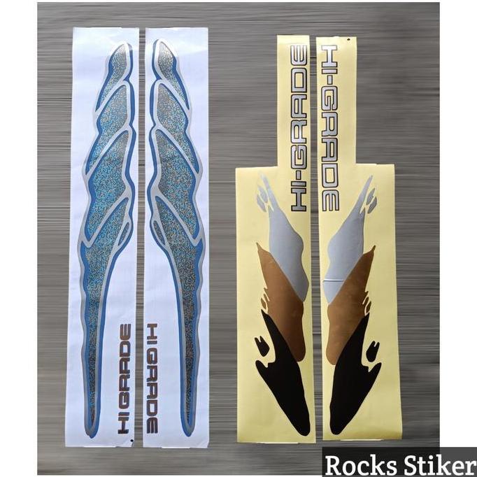 Stiker Hi-Grade versi lama & hi grade baru mobil Isuzu panther minibus